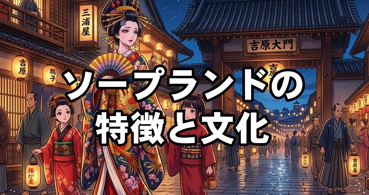 地域別！ソープランドの特徴と文化